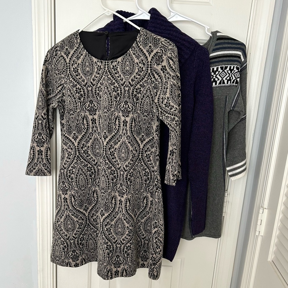 Lot of 3 pieces Fall Winter Dress, Top - Picture 3 of 10